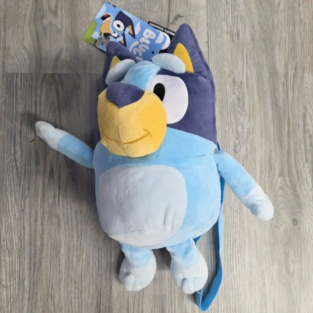 Bluey Plush Backpack & Metal Lunch Box Set | New with Tags | Great Gift!